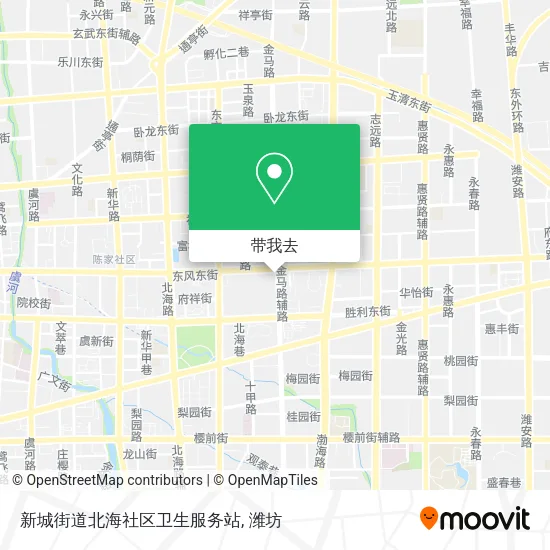 新城街道北海社区卫生服务站地图