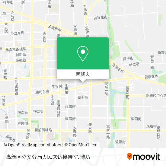 高新区公安分局人民来访接待室地图