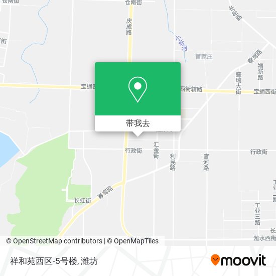 祥和苑西区-5号楼地图