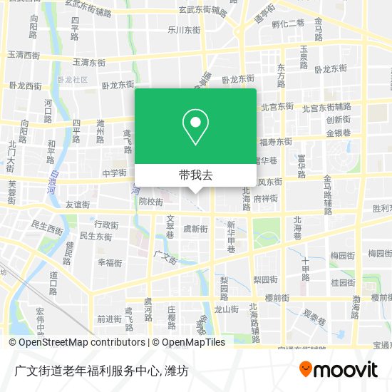广文街道老年福利服务中心地图
