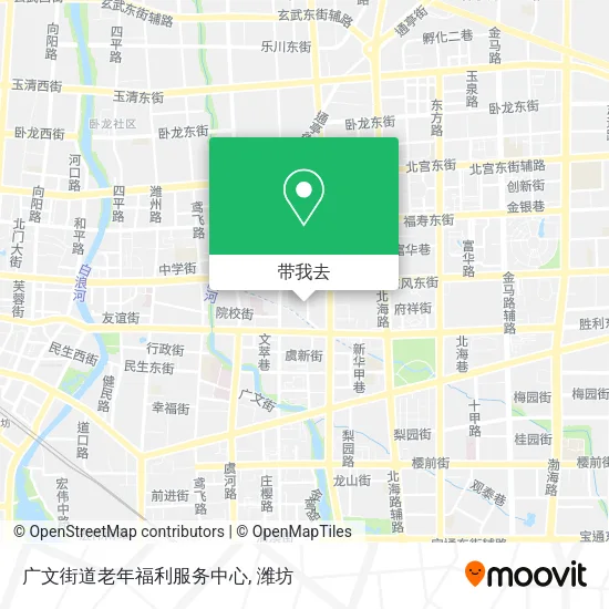 广文街道老年福利服务中心地图