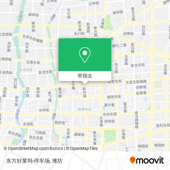 东方好莱坞-停车场地图