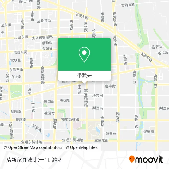 清新家具城-北一门地图
