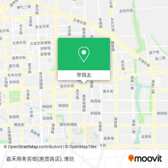 嘉禾商务宾馆(惠贤路店)地图