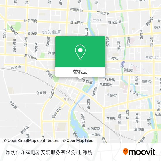 潍坊佳乐家电器安装服务有限公司地图