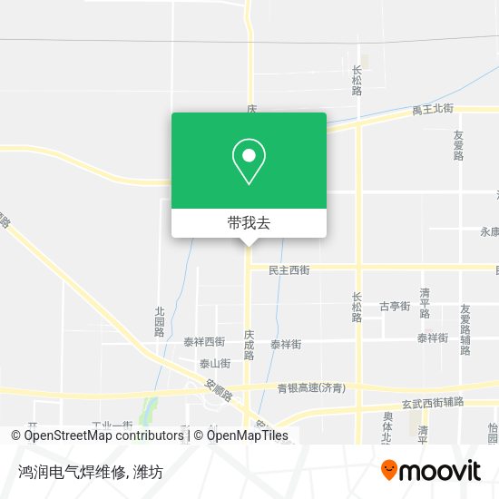 鸿润电气焊维修地图