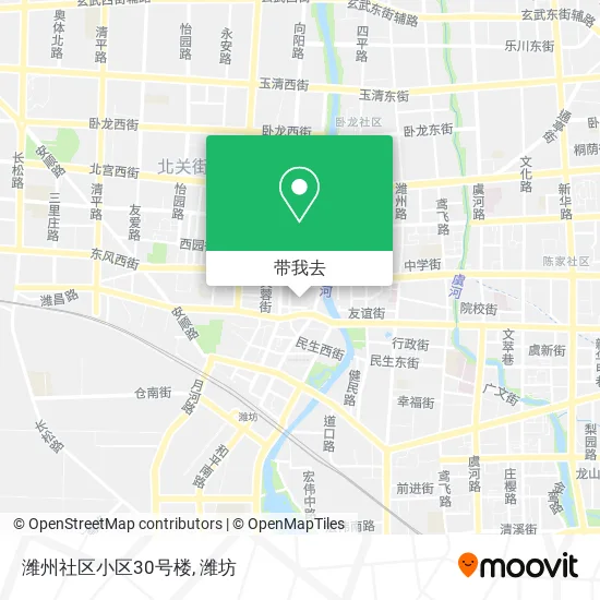 潍州社区小区30号楼地图