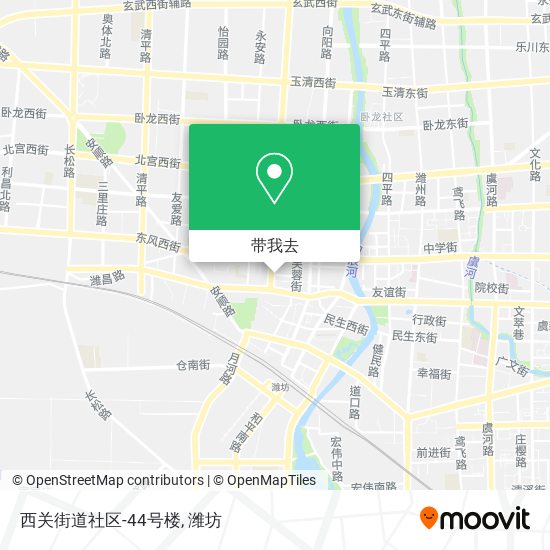 西关街道社区-44号楼地图