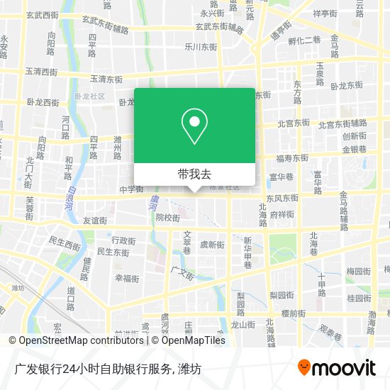 广发银行24小时自助银行服务地图