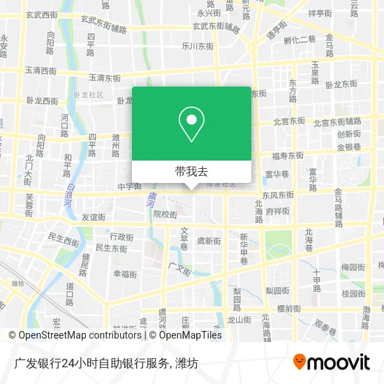 广发银行24小时自助银行服务地图
