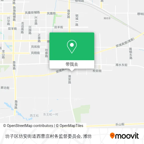坊子区坊安街道西曹庄村务监督委员会地图