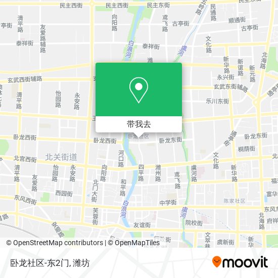 卧龙社区-东2门地图