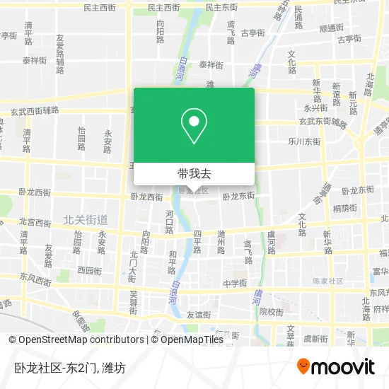 卧龙社区-东2门地图