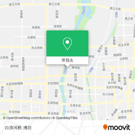 白浪河桥地图