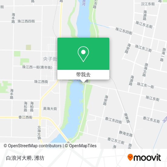 白浪河大桥地图