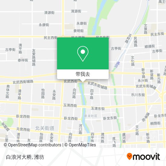 白浪河大桥地图