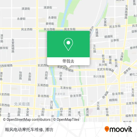 顺风电动摩托车维修地图