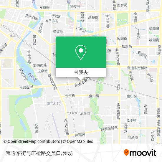 宝通东街与庄检路交叉口地图