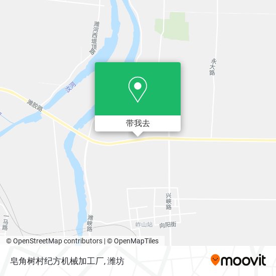 皂角树村纪方机械加工厂地图