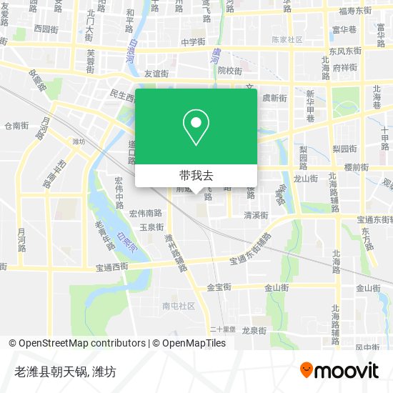 老潍县朝天锅地图