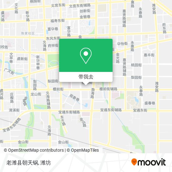 老潍县朝天锅地图