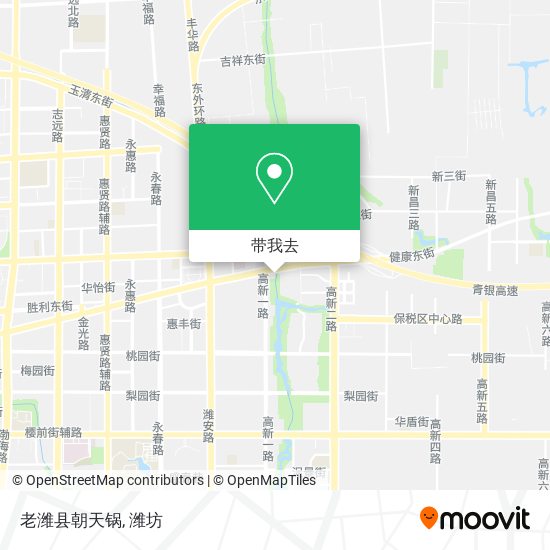 老潍县朝天锅地图