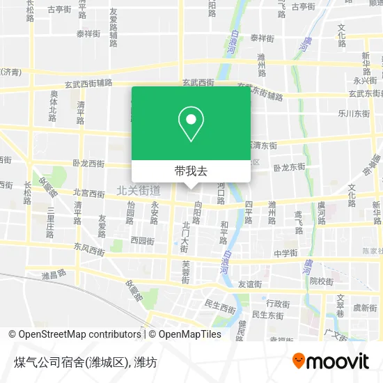 煤气公司宿舍(潍城区)地图