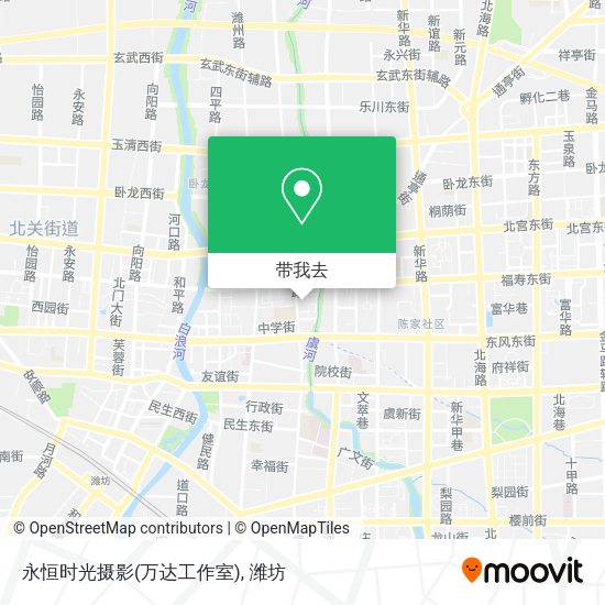 永恒时光摄影(万达工作室)地图
