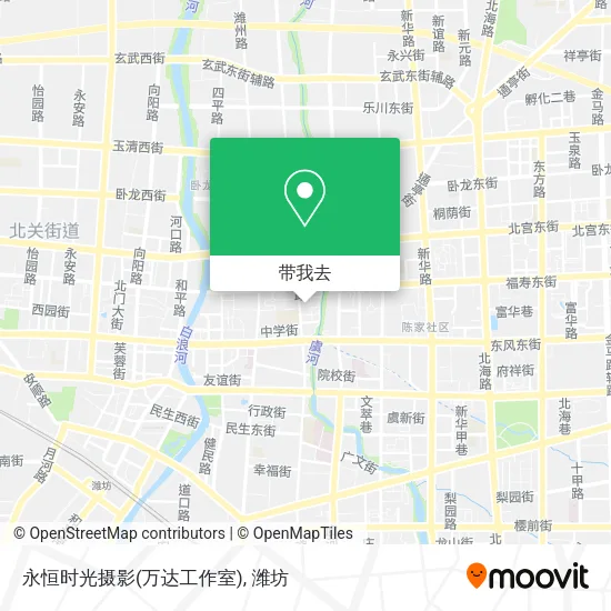 永恒时光摄影(万达工作室)地图