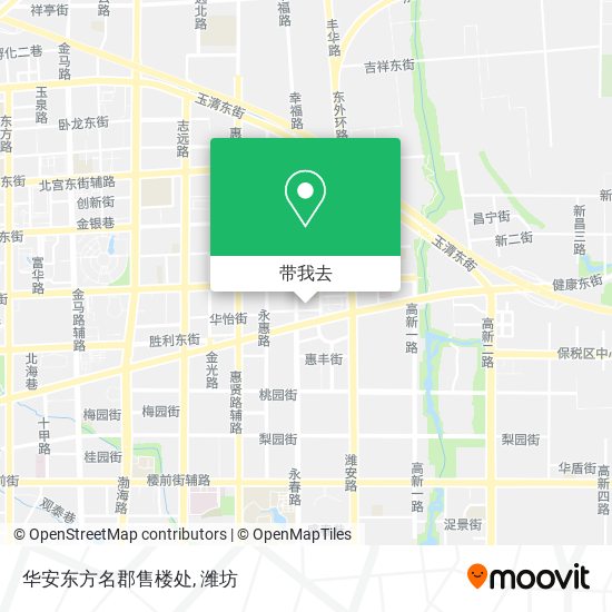华安东方名郡售楼处地图