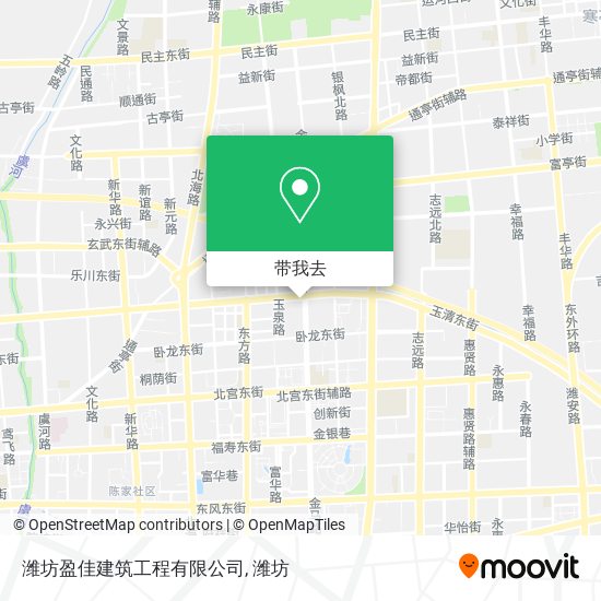 潍坊盈佳建筑工程有限公司地图