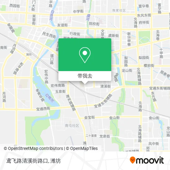 鸢飞路清溪街路口地图