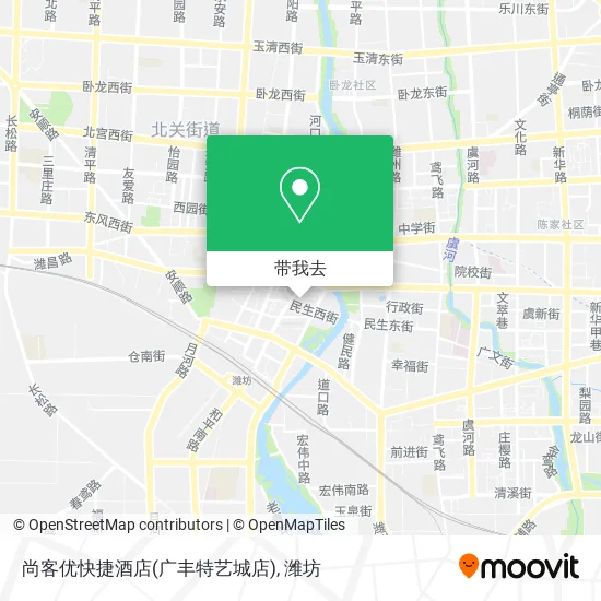 尚客优快捷酒店(广丰特艺城店)地图