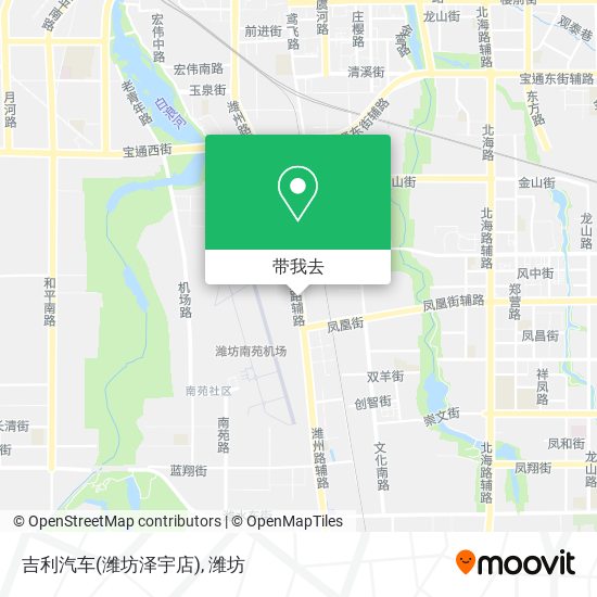 吉利汽车(潍坊泽宇店)地图