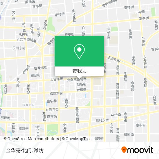 金华苑-北门地图