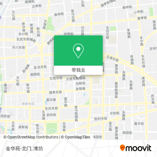 金华苑-北门地图
