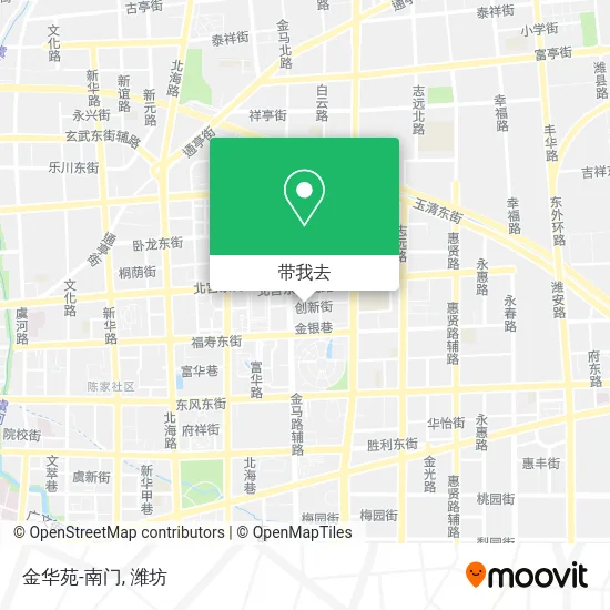 金华苑-南门地图