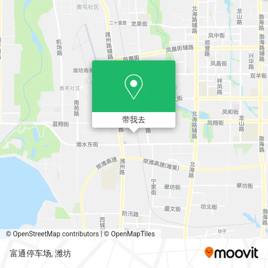 富通停车场地图