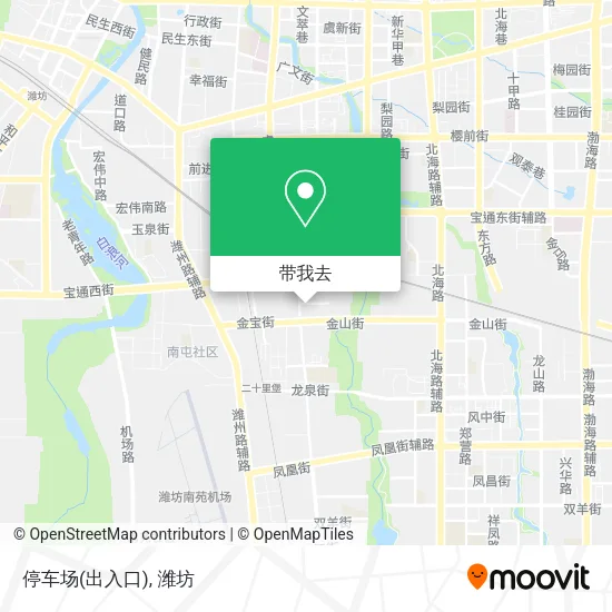 停车场(出入口)地图