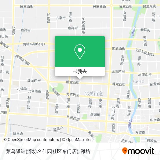菜鸟驿站(潍坊名仕园社区东门店)地图