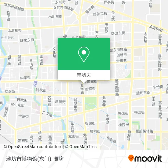 潍坊市博物馆(东门)地图