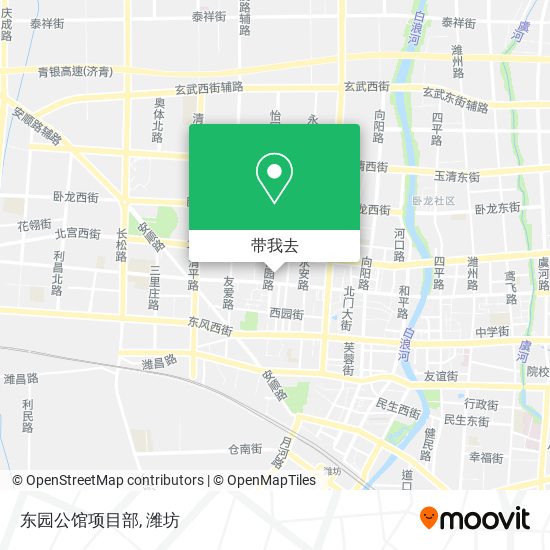 东园公馆项目部地图