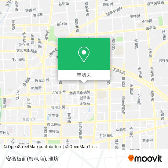 安徽板面(银枫店)地图
