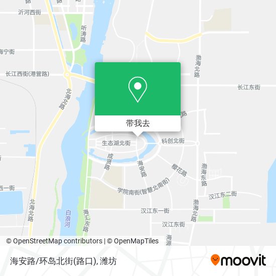 海安路/环岛北街(路口)地图