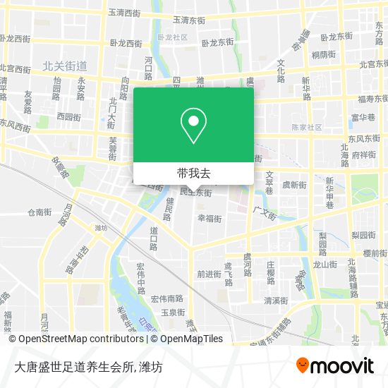 大唐盛世足道养生会所地图