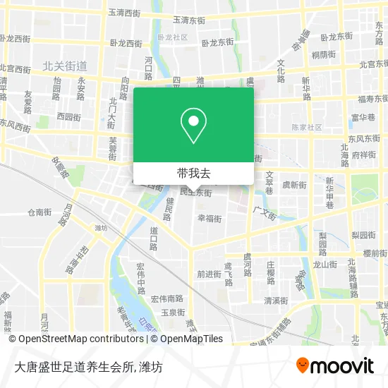 大唐盛世足道养生会所地图