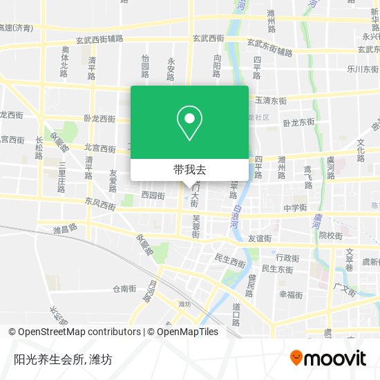 阳光养生会所地图