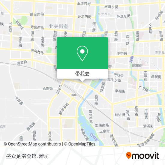 盛众足浴会馆地图