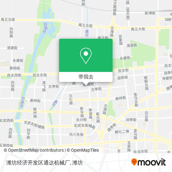 潍坊经济开发区通达机械厂地图