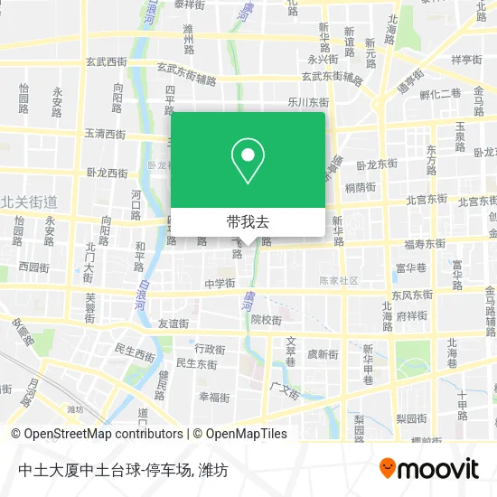中土大厦中土台球-停车场地图